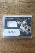 2021 Panini Spectra -  Josh Fleming #162 Neon Blue Prizm /99 (AU, MEM, RC)