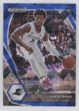 2021-22 Panini Prizm Draft Picks Blue Ice Prizm 20/99 David Duke Jr #44 0c6