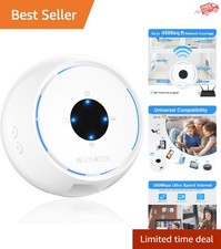 High-Speed WiFi Extender with Ethernet Port - 4500 Sq.ft Coverage  Easy Setup