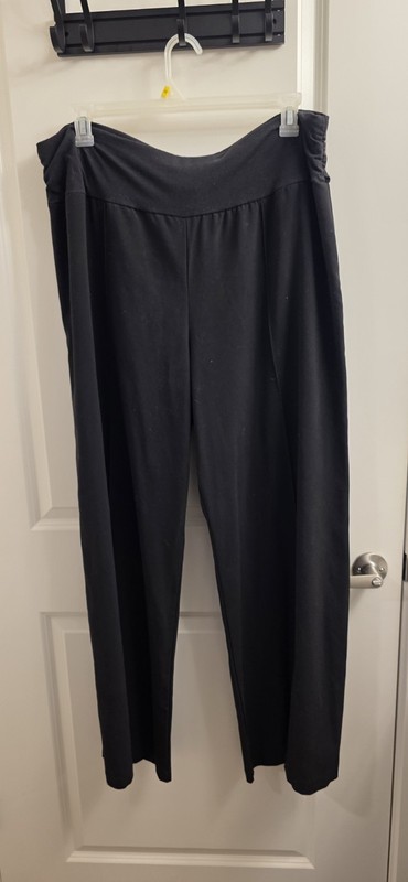 TORRID 2X 18/20 Black Stretch Waist Pleated Dress Pants, Business, Worn 1X