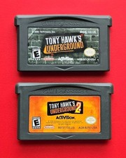 Tony Hawk's Underground 1 2 Game Boy Advance Nintendo GBA Lote 2 Juegos Auténticos