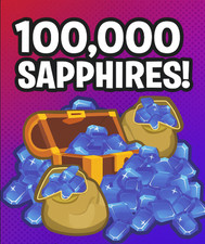     AJPW 100,000 Sapphires  100 Trusted  Fast Delivery  Animal Jam