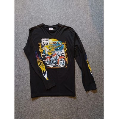 Longsleeve Blue Car Route 66
