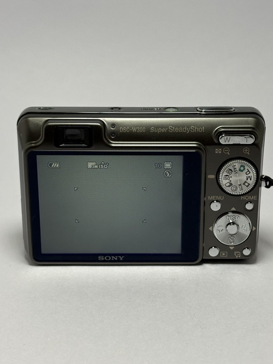 Sony Cyber-shot DSC-W300 13.6MP Digital Camera - Black for