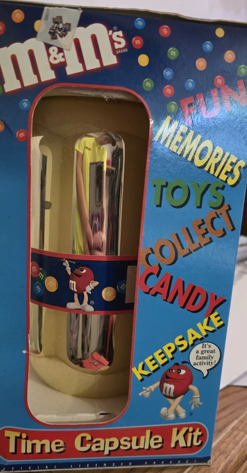 M&M's конфеты время капсулы набор ограниченного тиража коллекционный 2000 тысячелетия новый из старых запасов - Изображение 3 из 4
