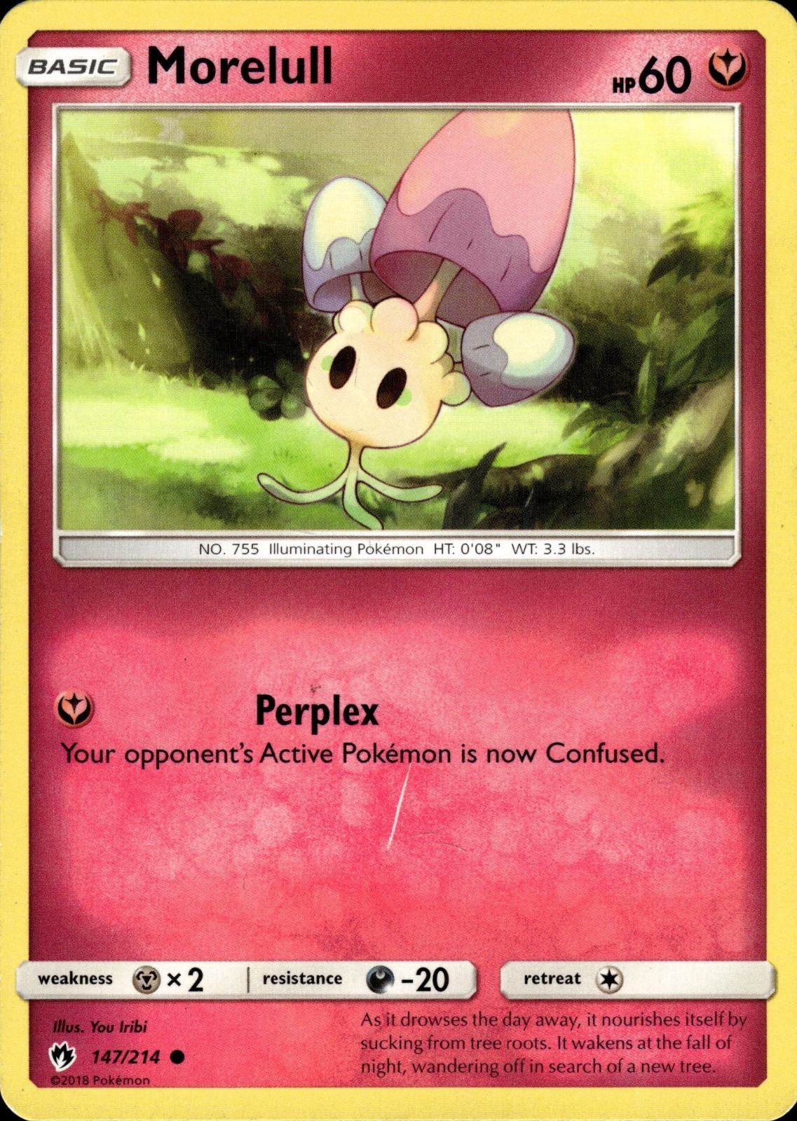 Morelull 147/214 | Sun & Moon - Lost Thunder | Pokemon TCG | English | Common