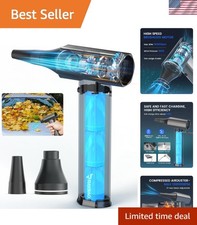 Ultra-Lightweight 4-Speed Mini Air Blower - Perfect PC, Car, and Home Cleaner