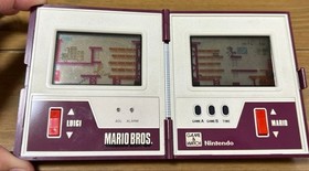 Nintendo Game & Watch MARIO BROS MW-56 Retro Handheld System Console 1983 Used
