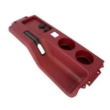 Cup Holder Console Top Panel Scarlet Red With Power Mirrors Mustang 1987-1993