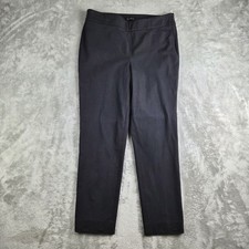 Talbots Pants Womens 10 Black Stretch Chatham Ankle Trouser Casual Office Career