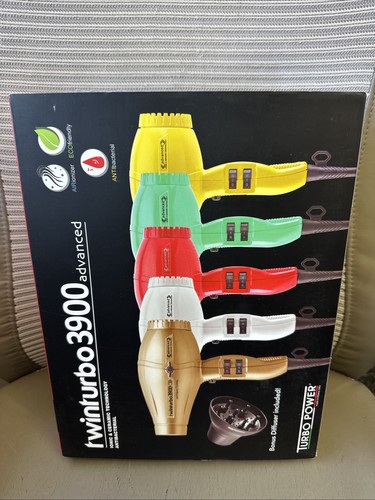 Gold Turbo Power Twin Turbo 3900 Advanced Ceramic and Ionic + Diffuser Fast Ship