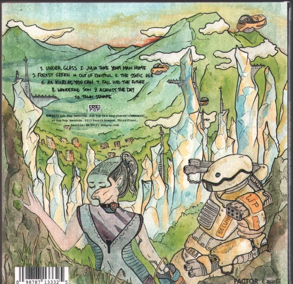 Wolf Parade Thin Mind CD Europa Sub Pop 2020 In G'Fold Sleeve SP1333 - Bild 2 von 2