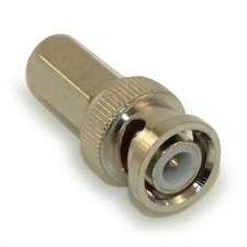 BNC/RG59 Twist-On Connector for Dual Shield RG59 Coax Cable Each 