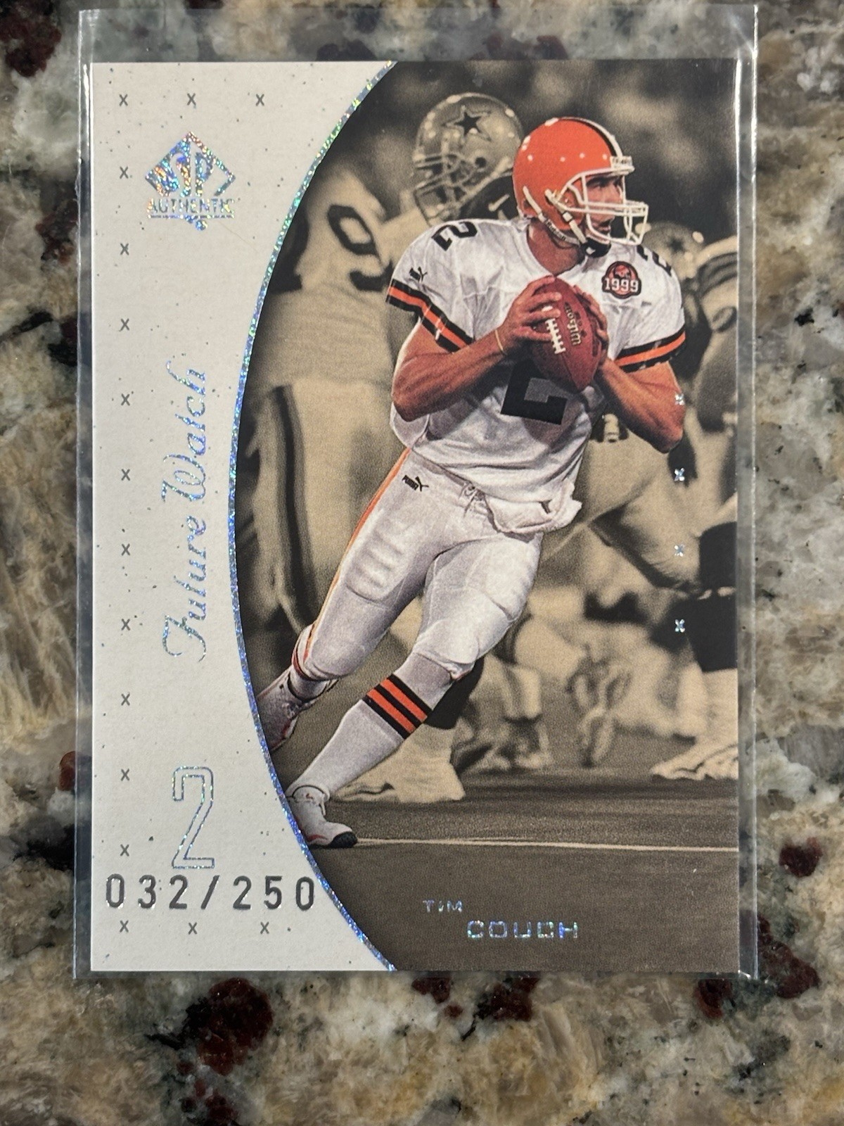 Tim Couch SP Authentic #92 Authentic Excitement