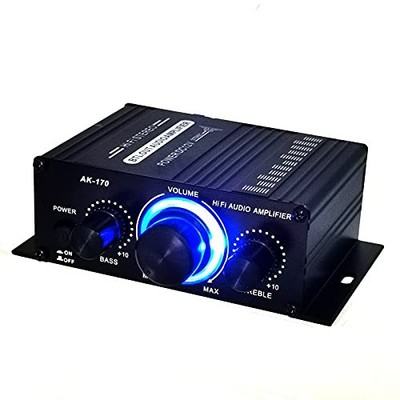 12V 400W Aluminium HiFi Audio Verstärker Auto Stereo Mini Power Amplifier, St...