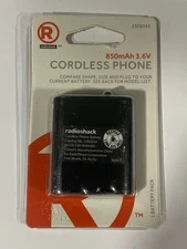 RadioShack 3.6V 850mAh Rechargeable Phone Battery 2302543