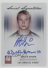 2011-12 Panini Elite Social Signatures Dustin Brown #05 Auto 4ry