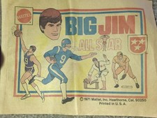 Scatola accessori camper Big Jim Mattel 1971 + fumetto promozionale