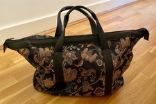 St Michael vintage 1980’s tapestry holdall Gladstone luggage weekend carpet bag 