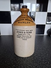 Jones & Sons Hanley Ltd 1933 Ginger Beer Flagon