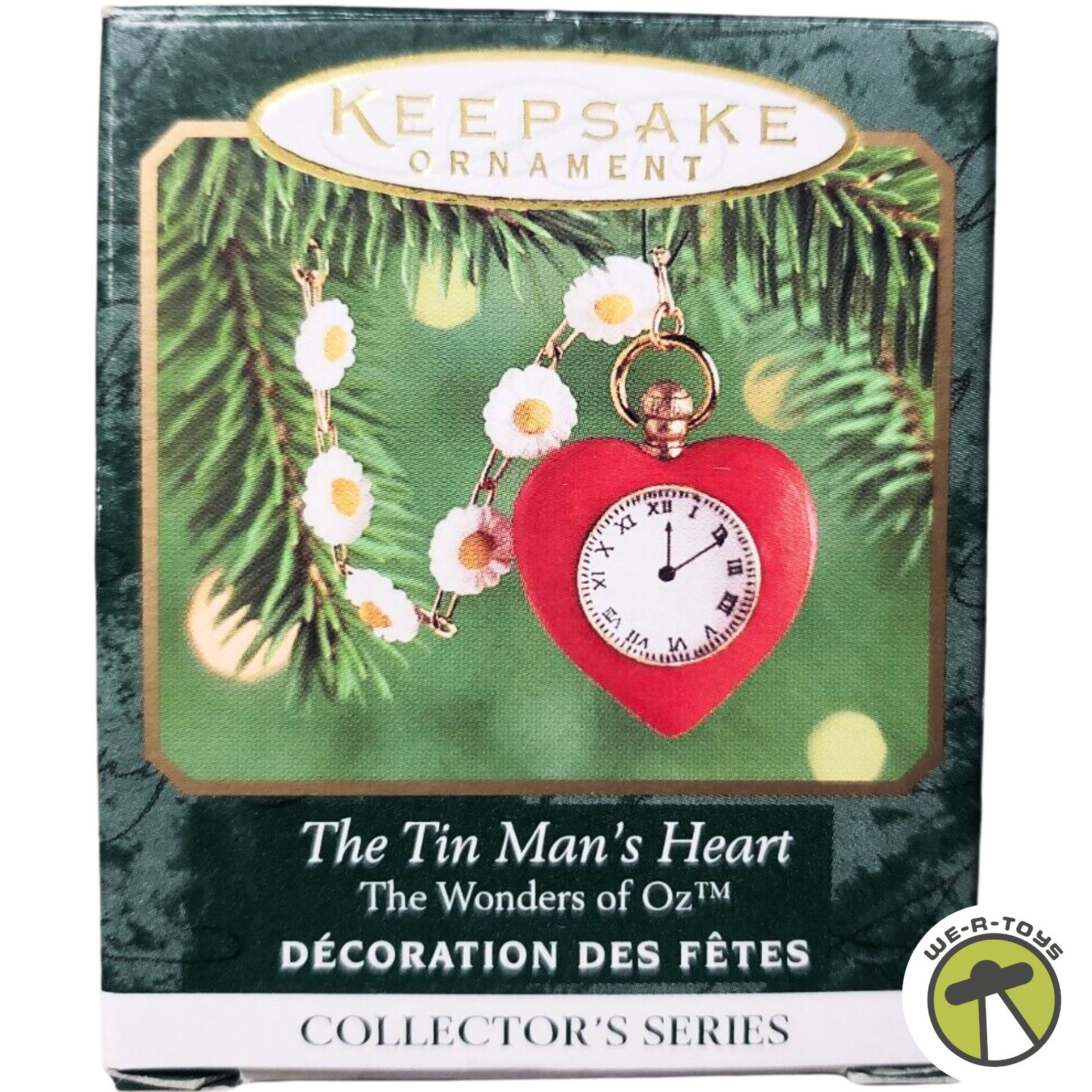 Hallmark 2000 Miniature Ornament Wizard of Oz Tin Man's Heart
