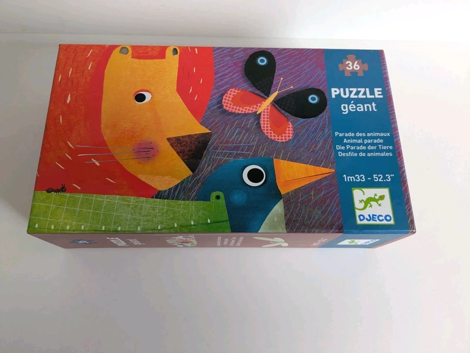 Djeco Puzzle Geant - Animal Parade - 36 Pieces - Over 1 m long Gift Idea - Image 3 of 4