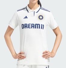 Adidas Authentic India Cricket Test Match Jersey New W/Tags Women  s L