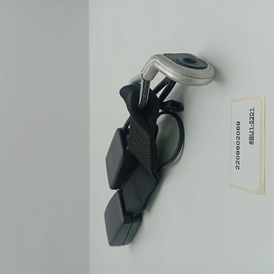 Mercedes-Benz S430 2000-2006 hebilla de cinturón de seguridad trasero derecho y central 2208602069 Foto 4 de 4