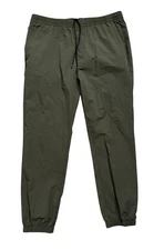 Banana Republic Pants Mens Size Large (34x28) Olive Joggers Lightweight Summer