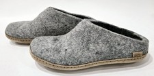 Glerups Wool Slippers with Leather Sole, Women's Size EU 38 / US 7.5-8
