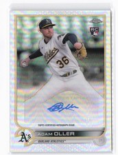 2022 Topps Chrome Update Adam Oller RC #AC-AO Autographs Oakland Athletics