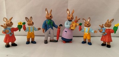 Bully, Ida Bohatta Frohe Ostern, ars Edition, 1990er, Hasenfamilie, topp Zustand