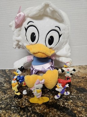  Disney Store Duck Tales Webby Vanderquacks Plush 2017 & 5 Vintage Figures 