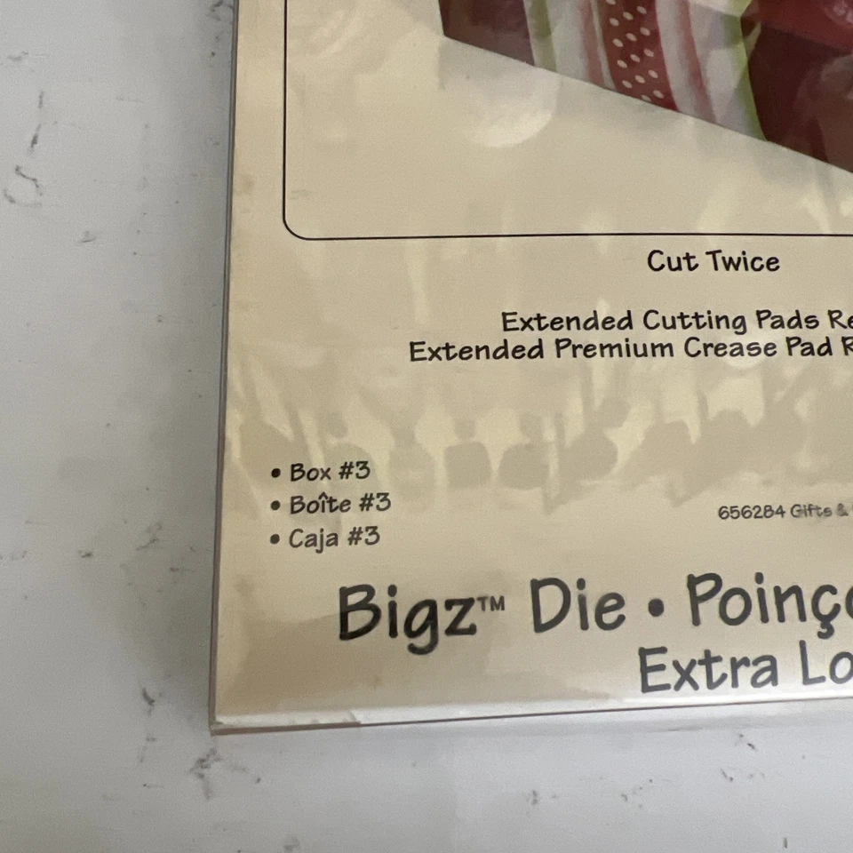 Sizzix Bigz Die Cut Twice Extra Long 656278 Box #3 Geschenk - Bild 2 von 4