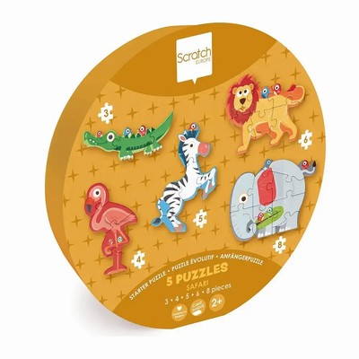 SCRATCH - Beginner Puzzle Safari 3/4/5/6/8 Teile | Spiel (2022) | 276181222