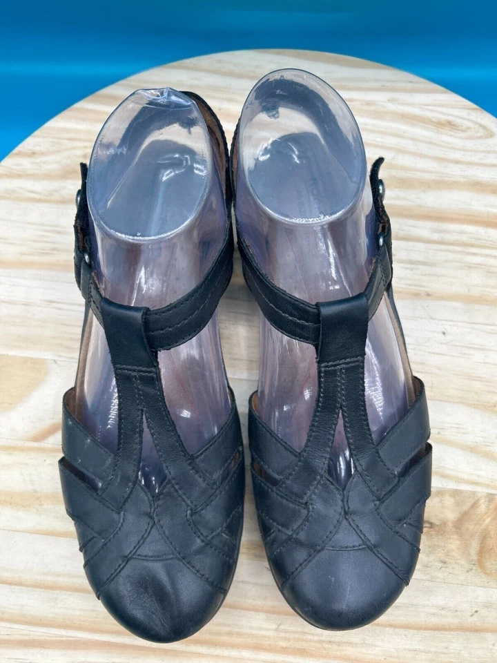 Rockport Cobb Hill Penfield Strap Sandal Women's Sz 7.5 Black Leather Buckle - Image 4 of 4