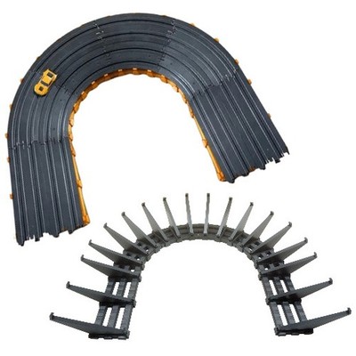 Angehobene Gefällekurve Für AFX Slot Cars, 12 Zoll 4-Spur Rennbahn, 12 Zoll