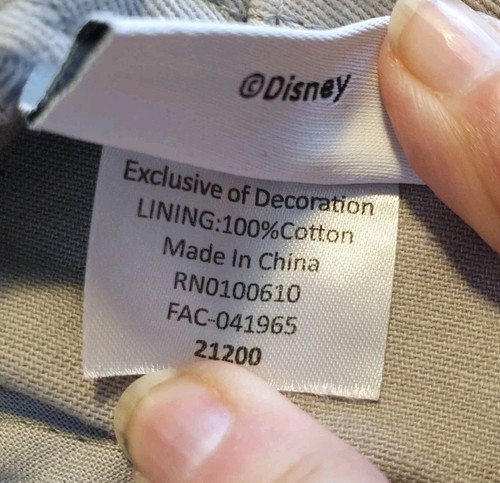 Disney Parks Hat, Epcot, Guten Tag, Bucket, Germany, Mickey Mouse Beige Size M/L - Picture 9 of 11