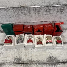 6 Disney JC Penney Mickey Mouse Mini Snow Globes NEW WITH BOXES 2003,04,07,08,..
