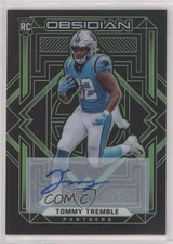 2021 Panini Obsidian Rookies Electric Etch Green 17/50 Tommy Tremble Auto 0qw3