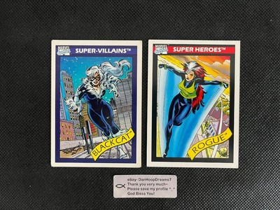 1990 Marvel Card Series-1 Female characters lot! 2 different cards, no dupes