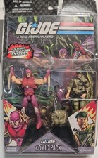2008 GI Joe Nemesis Immortal v1 vs Lt. Falcon v4 Comic Pack 25th Anniversary