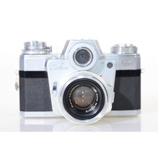 Zeiss-Ikon Contarex Bullseye Slot Camera  Planar 2.0/50 Lens