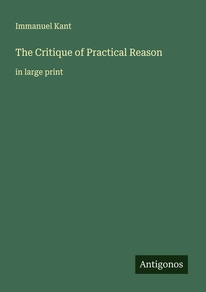 Immanuel Kant | The Critique Of Practical Reason | Taschenbuch | Englisch (2025)-image