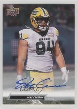 2023 Upper Deck CFL Auto Jake Ceresna #89 Auto 16vq