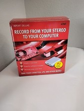 Xitel Inport Deluxe Stereo To PC Audio Recording Kit Converter Cassette