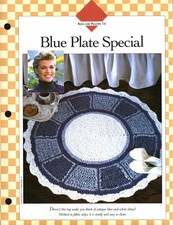 Blue Plate Special Rug  Vanna's Afghan and Crochet Favorites 85140-D