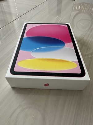 Apple iPad 10th Generation 128GB Pink Empty Retail Box A3354 w/ Inserts