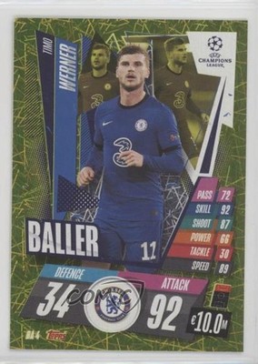 2020 Topps Match Attax UEFA Champions League Extra Baller Timo Werner #BA4 kf4