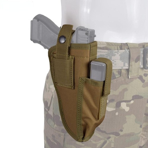 Tactcal Adjustable OWB Pstol Gun Holster wth WB Sngle Magazne
